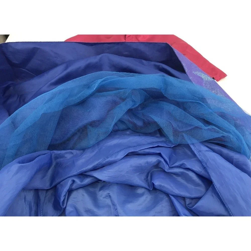 Disney Collection Frozen Princess Ana Size 9/10‎ Girls blue Purple Dress Costume